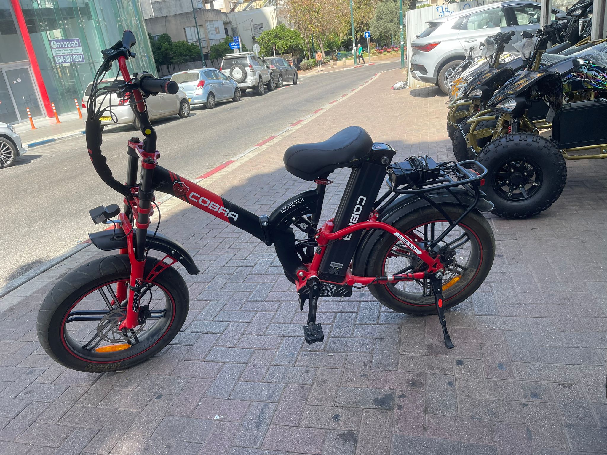 52V 21A אופניי קוברה מונסטריד 2!